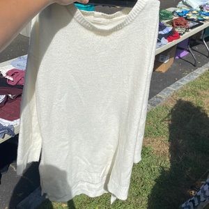 Cream woman’s sweater